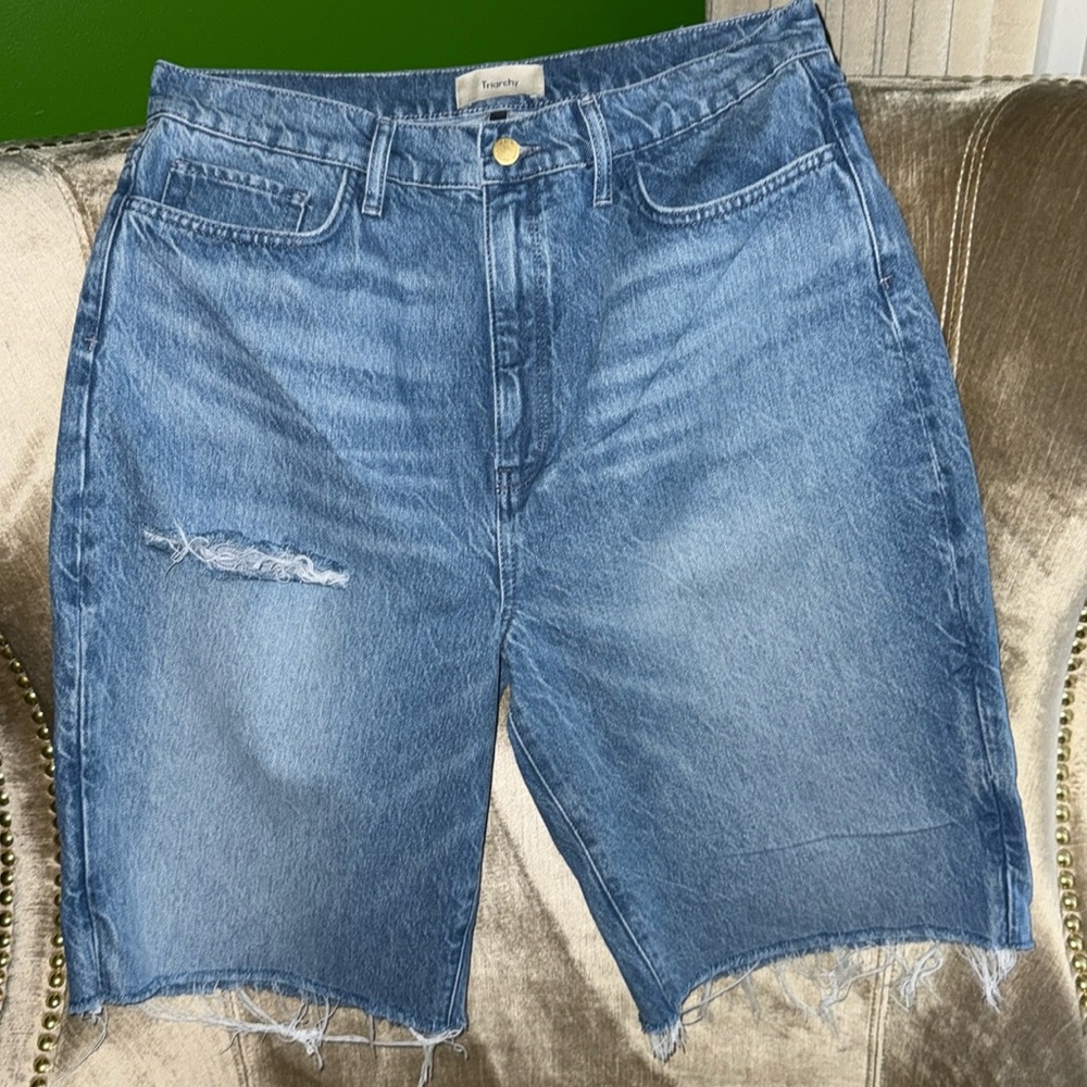 Triarchy Women’s Blue Rancho Denim Shorts Size 32